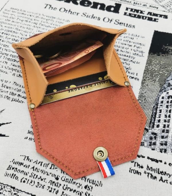 porte monnaie homme en cuir fabrication française