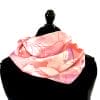 foulard soie tons roses