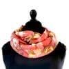 foulard en soie fleuri made in France